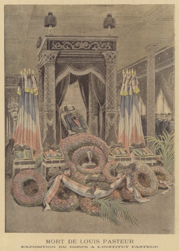 Morte de Louis Pasteur de French School