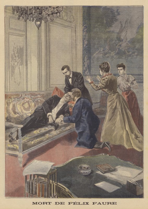 Morte do Presidente Faure da França de French School