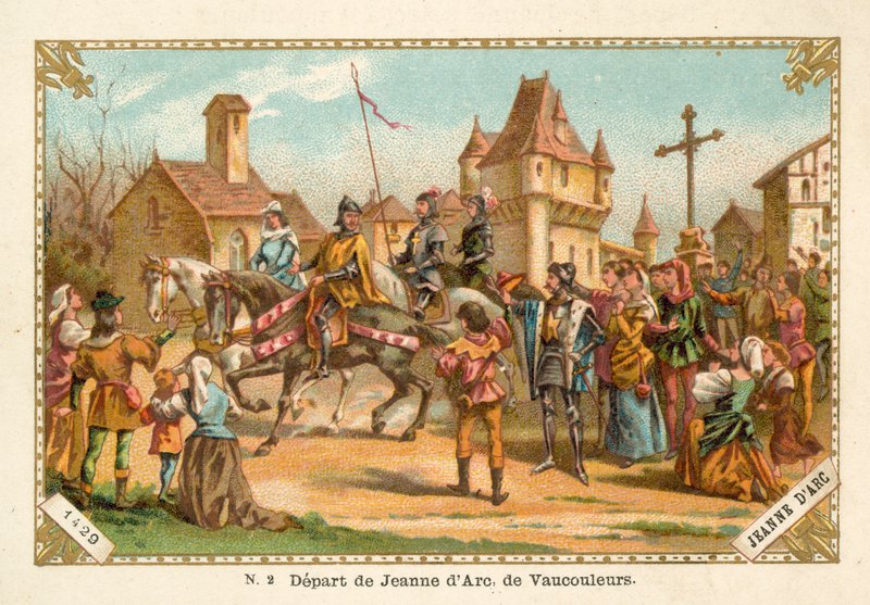 Partida de Joana d&39;Arc de Vaucouleurs, 1429 de French School
