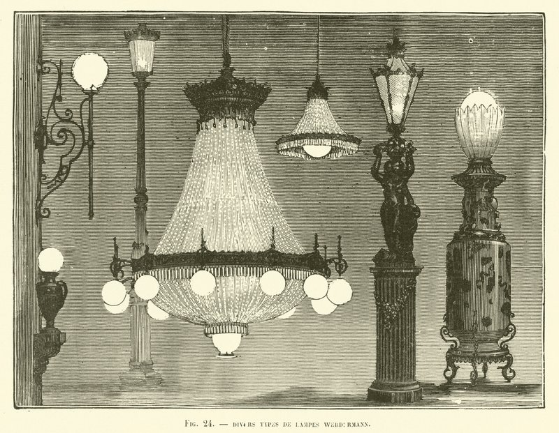 Tipos de mergulhadores De Lampes Werdermann de French School