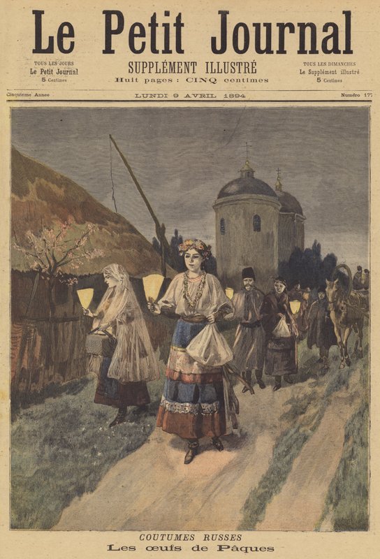Ovos de Páscoa na Rússia de French School
