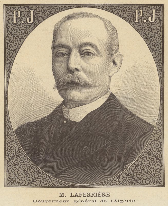 Edouard Laferriere, governador geral da Argélia de French School