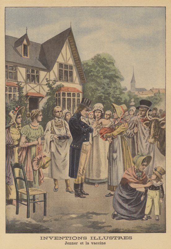 Vacina contra a varíola de Edward Jenner de French School