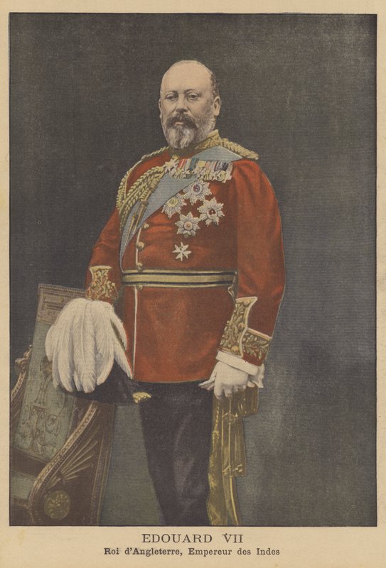 Eduardo VII, rei do Reino Unido e imperador da Índia de French School