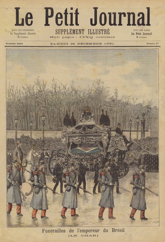 Procissão Funeral do Imperador do Brasil de French School