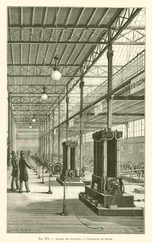 Galeria De Máquinas, Na Exposição De Munique de French School