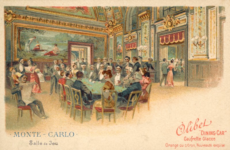 Sala de jogos, Monte Carlo, Mônaco de French School