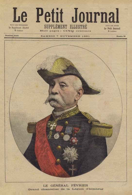 General Fevrier, Grão-Chanceler da Legião de Honra de French School