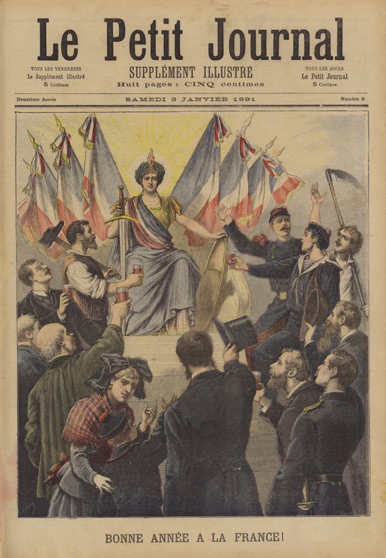 Feliz Ano Novo para a França de French School