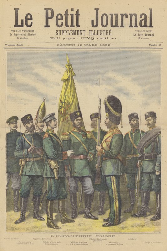 Infantaria do exército russo de French School