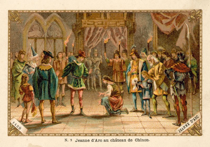 Joana d&39;Arc no Chateau de Chinon, 1429 de French School