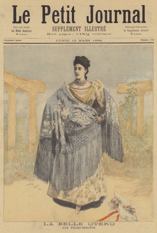 O belo Otero no Folies-Bergere de French School