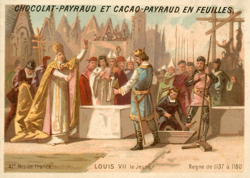 Luís VII da França de French School