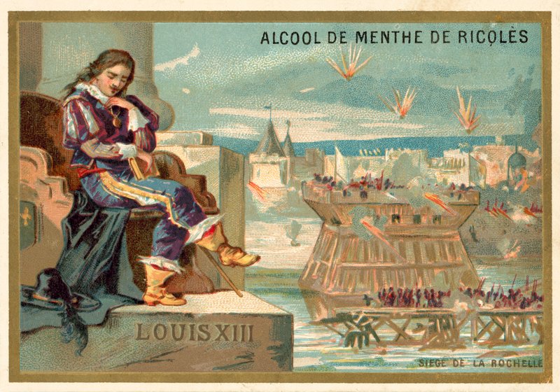 Luís XIII da França e o cerco de La Rochelle, 1627-1628 de French School