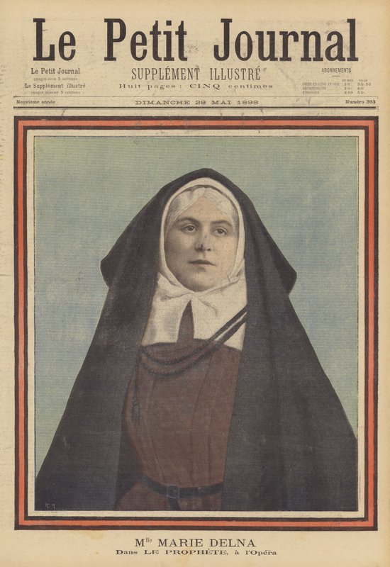 Marie Delna na ópera Le Prophete na Ópera de Paris de French School