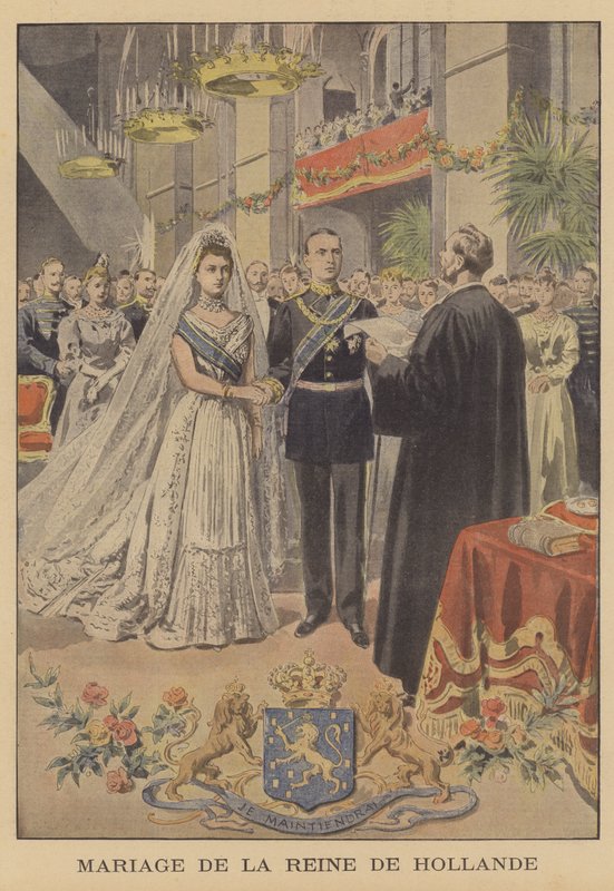 Casamento da Rainha dos Países Baixos de French School