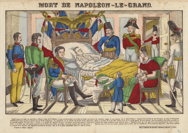 Morte De Napoleão-O-Grande de French School