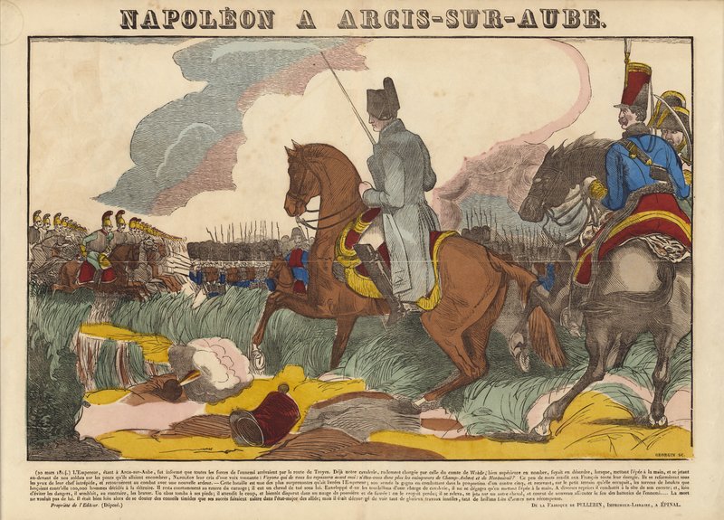 Napoleão A Arcis-Sur-Aube de French School