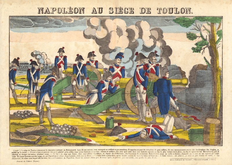 Napoleão No Cerco De Toulon de French School