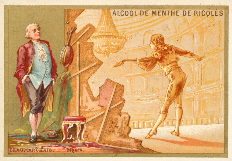 Pierre Beaumarchais, dramaturgo francês e sua criação, Figaro de French School