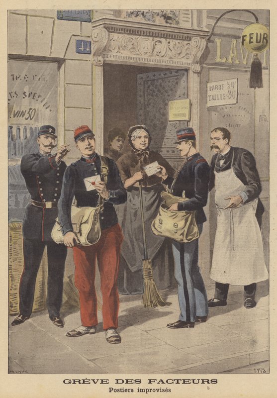 Greve postal em Paris de French School
