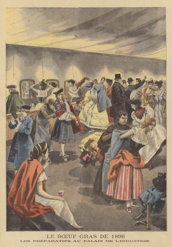 Procissão do Boi Gordo em Paris, 1896 de French School