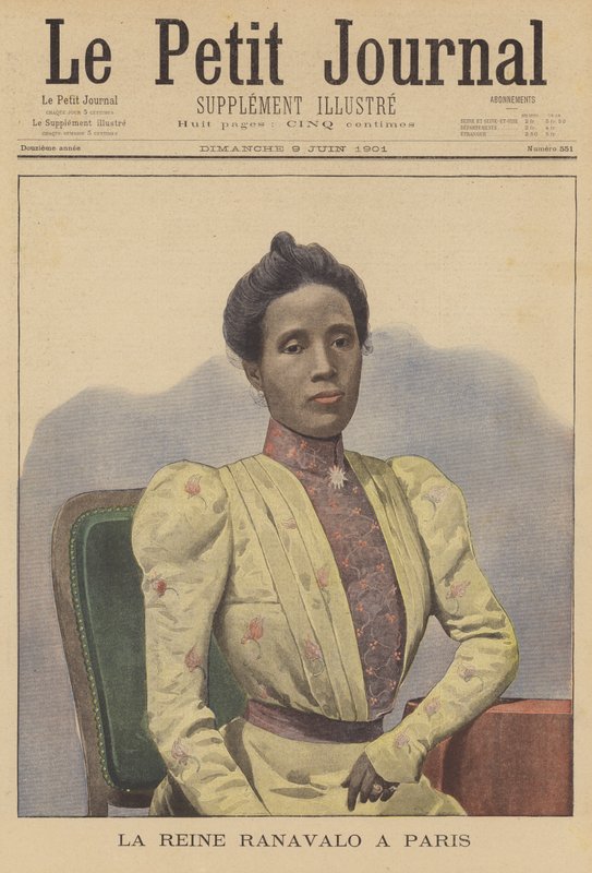 Rainha Ranavalo de Madagascar em Paris de French School