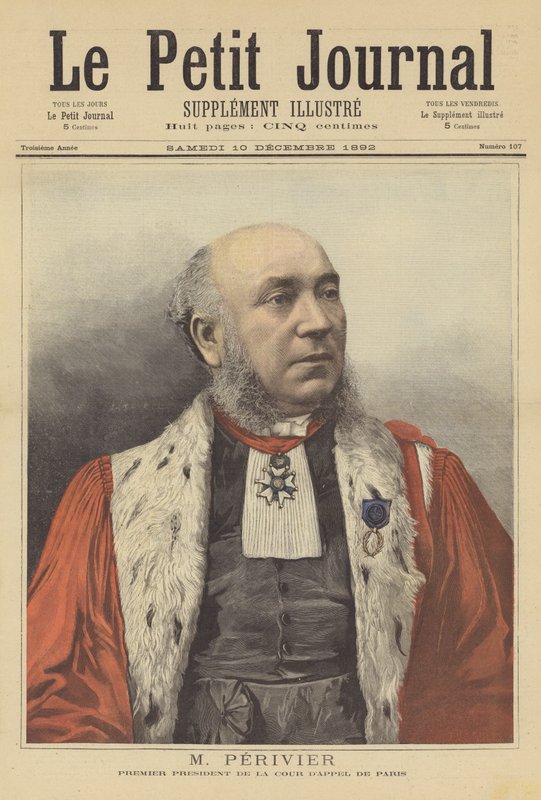 Samuel Perivier, primeiro presidente do Tribunal de Apelação de Paris de French School
