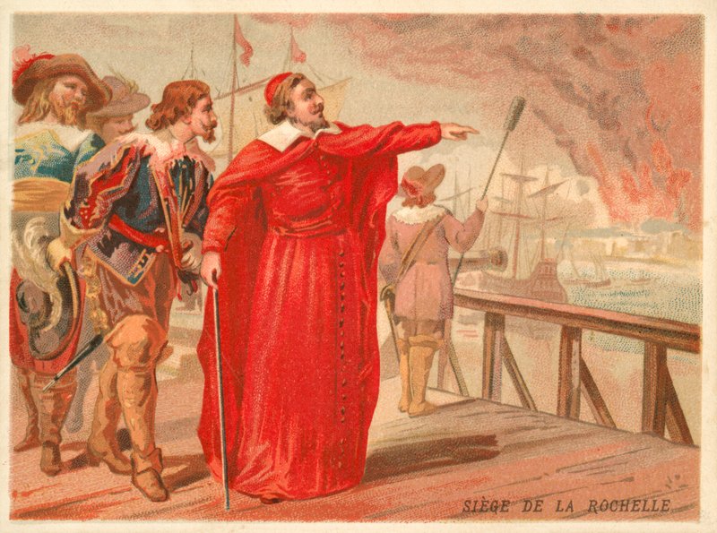 Cerco de La Rochelle, 1627-1628 de French School