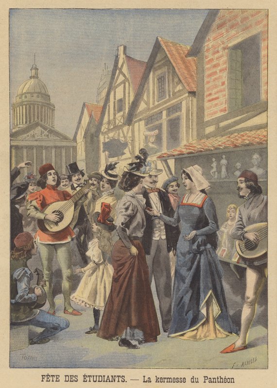 Feira de Estudantes no Panteão, Paris de French School