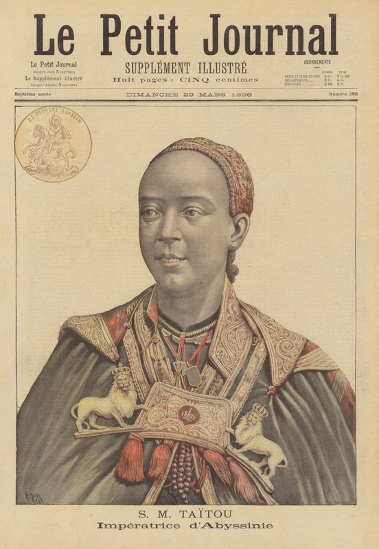 Taytou Betel, Imperatriz Consorte de Menelik II da Etiópia de French School