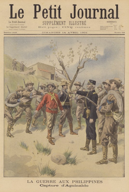 A guerra filipino-americana: captura de Emilio Aguinaldo pelos americanos de French School