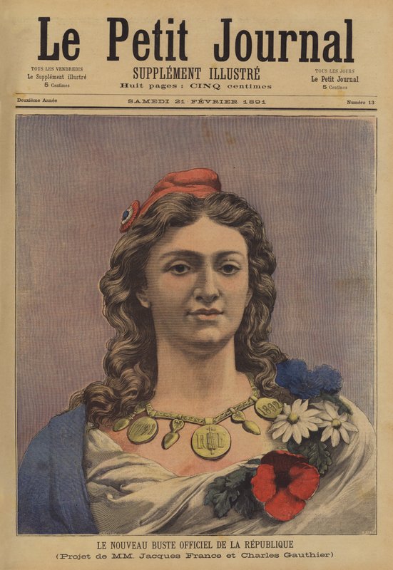 O novo busto oficial da República Francesa de French School