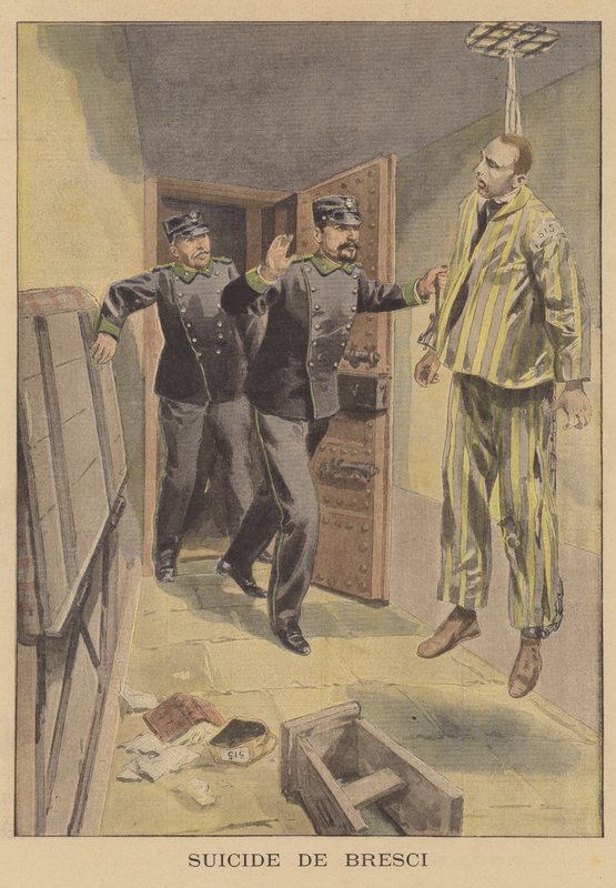 O suicídio de Gaetano Bresci de French School