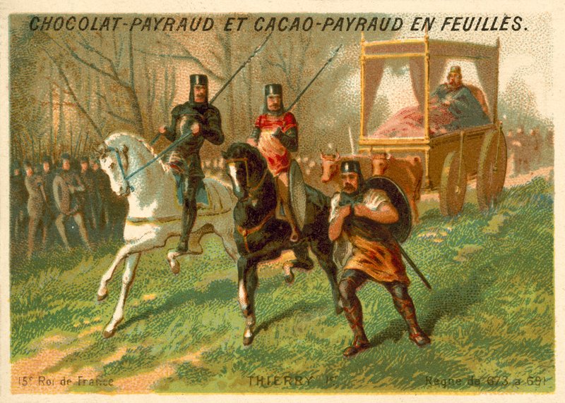 Theuderic III, rei dos francos de French School