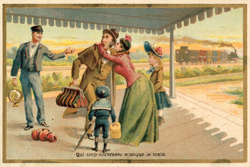 Aqueles que abraçam muito perdem o trem de French School