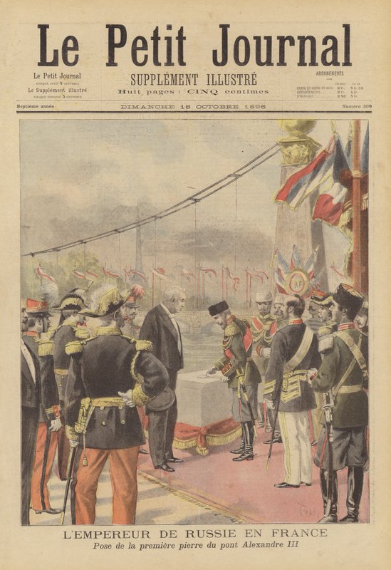 Visita do czar Nicolau II à França de French School