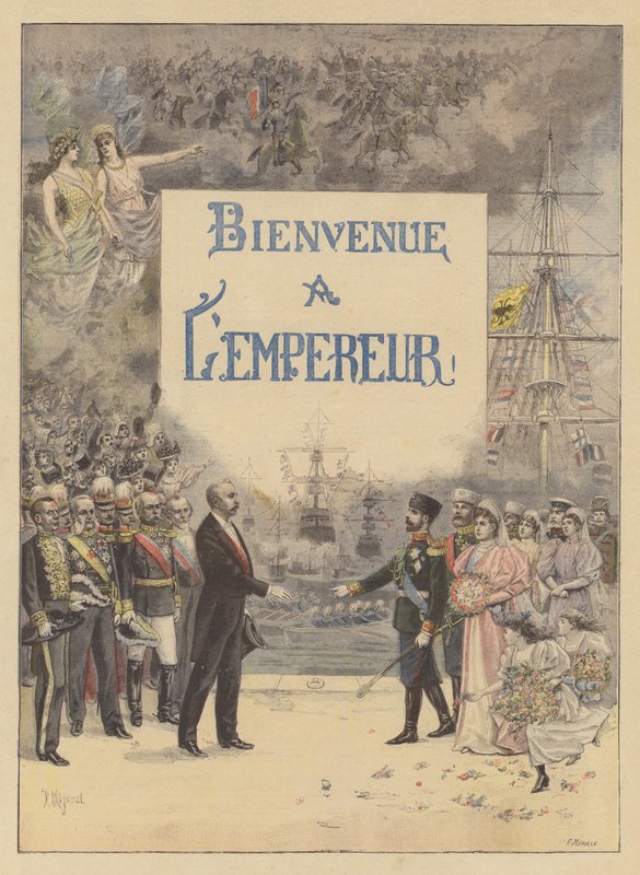 Bem vindo da França ao czar russo de French School