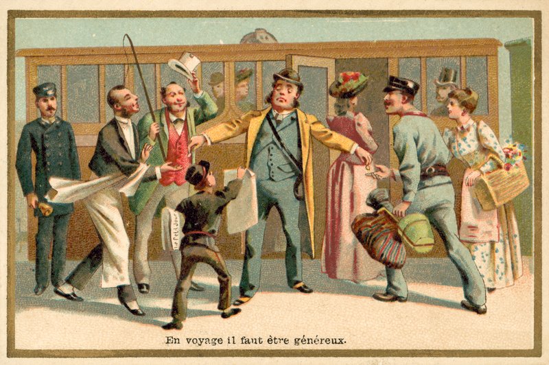 Ao viajar, um deve ser generoso de French School