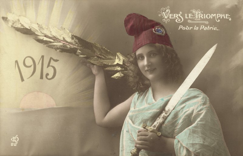 1915, para o triunfo, para a pátria de French Photographer