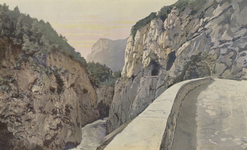 Gorge de Isère, Estrada de Moutiers para Aosta de French Photographer