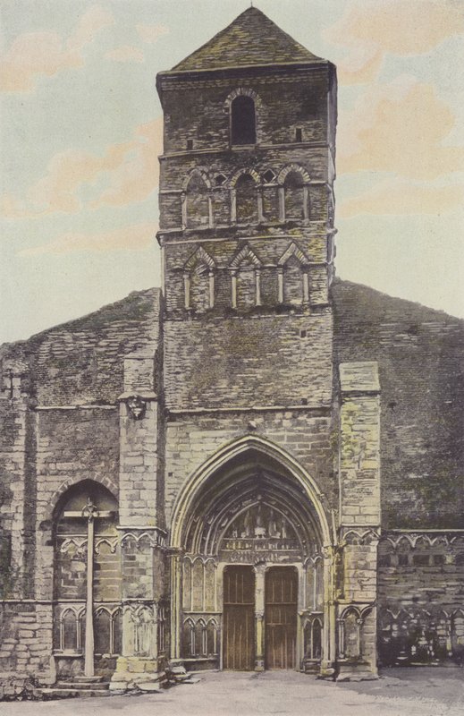 Aire-sur-LAdour, Igreja Mas-d&39;Aire, Fachada O de French Photographer