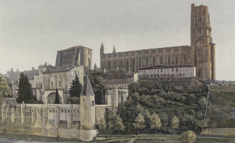 Albi, Cathedrale e Archeveche, Ensemble N de French Photographer