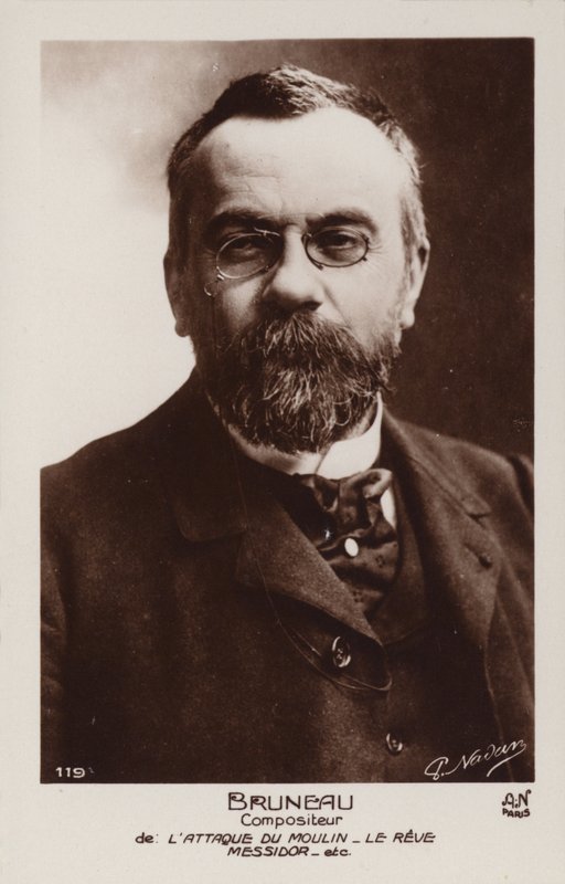 Alfred Bruneau, compositor francês (1857-1934) de French Photographer