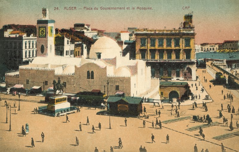 Argel, argélia, quadrado governo, mesquita de French Photographer