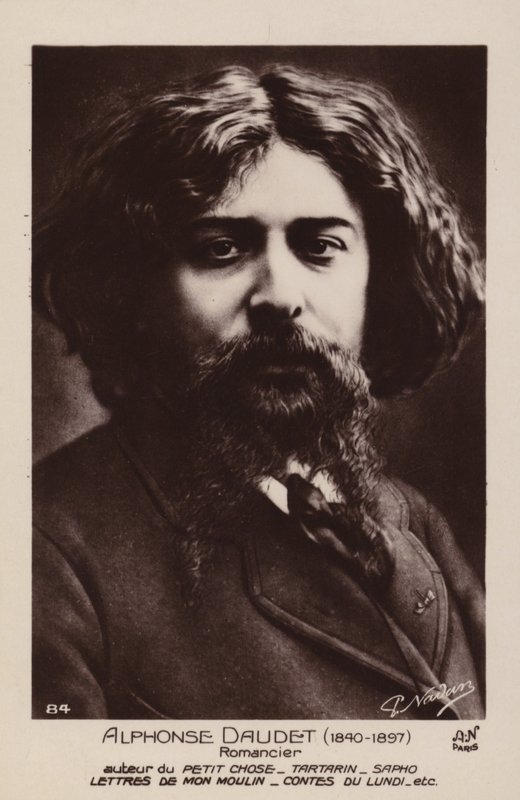 Alphonse Daudet (1840-1897), romancista francês de French Photographer
