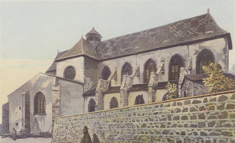 Ambierle, Eglise, Fachada S de French Photographer