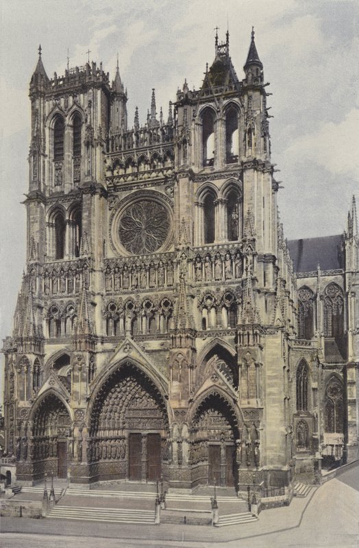 Amiens, fachada da catedral de French Photographer