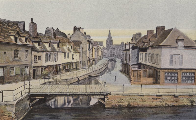 Amiens, Rue des Majots (antigo Amiens) de French Photographer