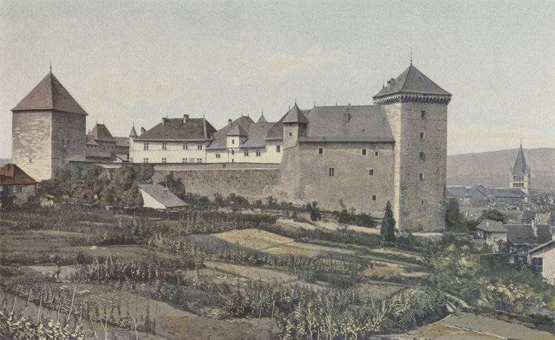 Annecy, vista do castelo, Ensemble SE de French Photographer